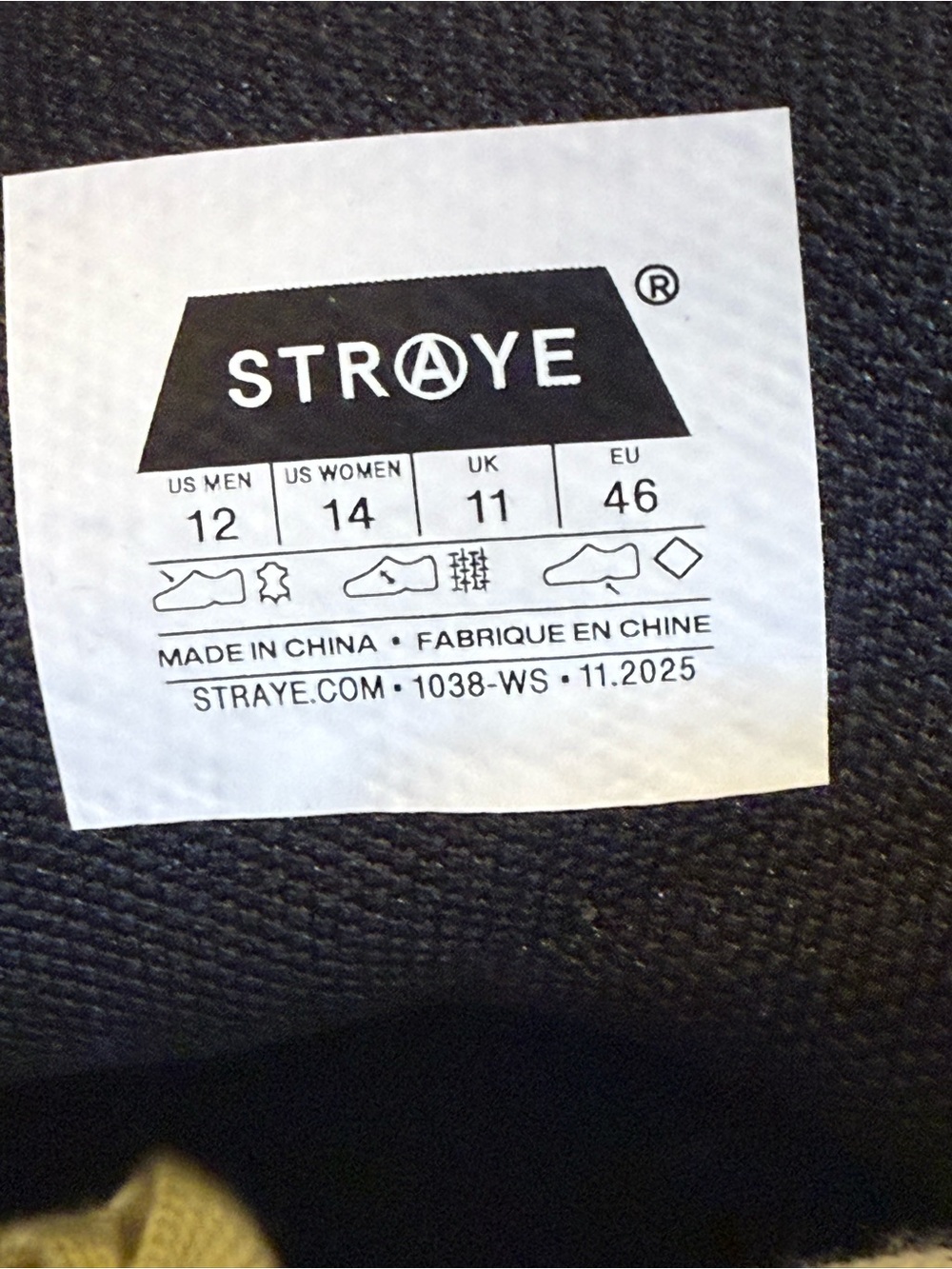 Straye x XPLR Venice Stomper Bones Skeleton Foot High Top Sneaker Black Suede 12 - Picture 14 of 15